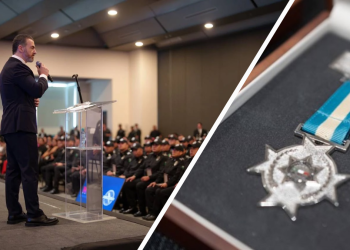 conmemoran a policías en monterrey